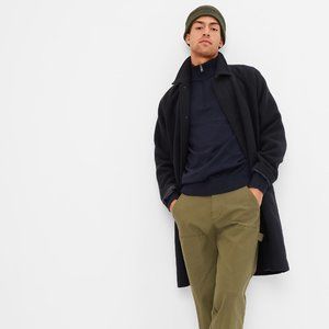 Gap Raglan Wool Winter Coat Navy XL New